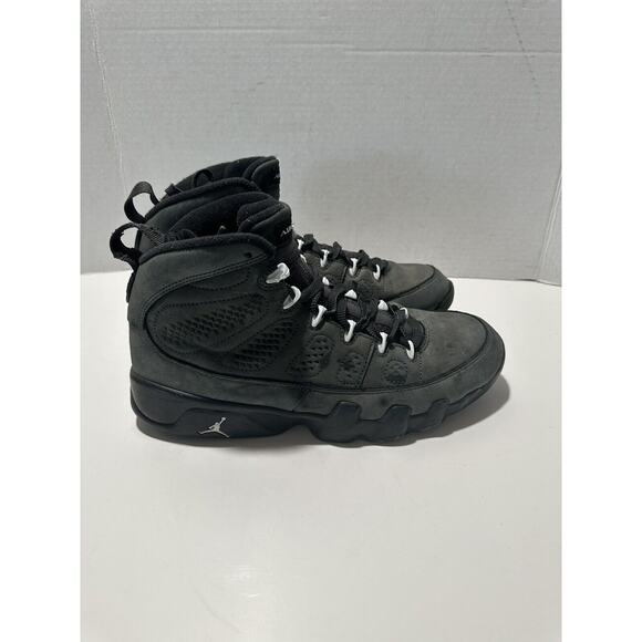 Nike Air Jordan 9 IX Retro Anthracite Sz 9.5 302370-013 2015 Sneakers RARE￼ READ main image 4